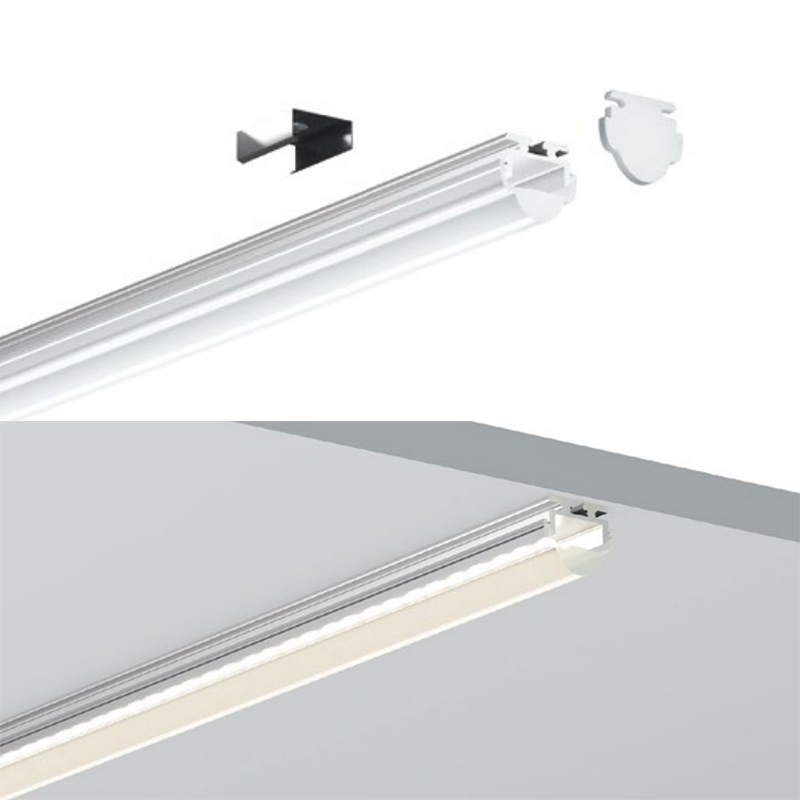 30° Lens Aluminum LED Light Diffuser For 12mm Dimmable LED Rope Light 30° Lens Aluminum LED Light Diffuser For 12mm Dimmable LED Rope Light